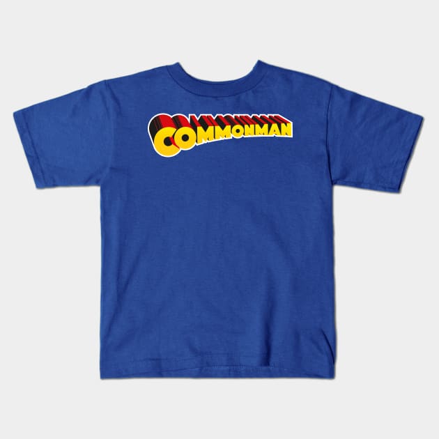 Commonman Kids T-Shirt by daparacami